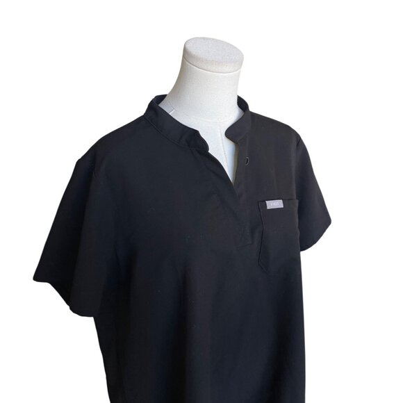 Figs Womens Kitale Black Maternity Scrub Top Size XL Labor and Delivery Stretch - Picture 6 of 11